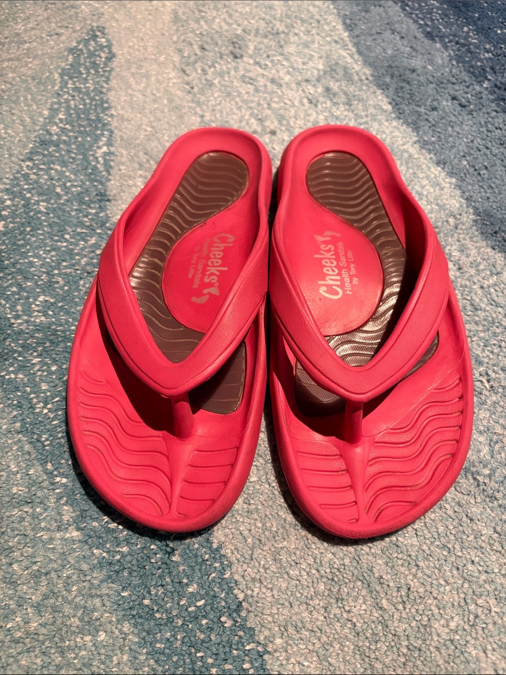 Cheeks Health Sandals by Tony Little, Sz 9/39 (see pic).